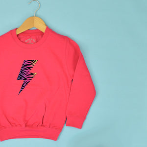 Rainbow Leopard Thunderbolt Sweatshirt